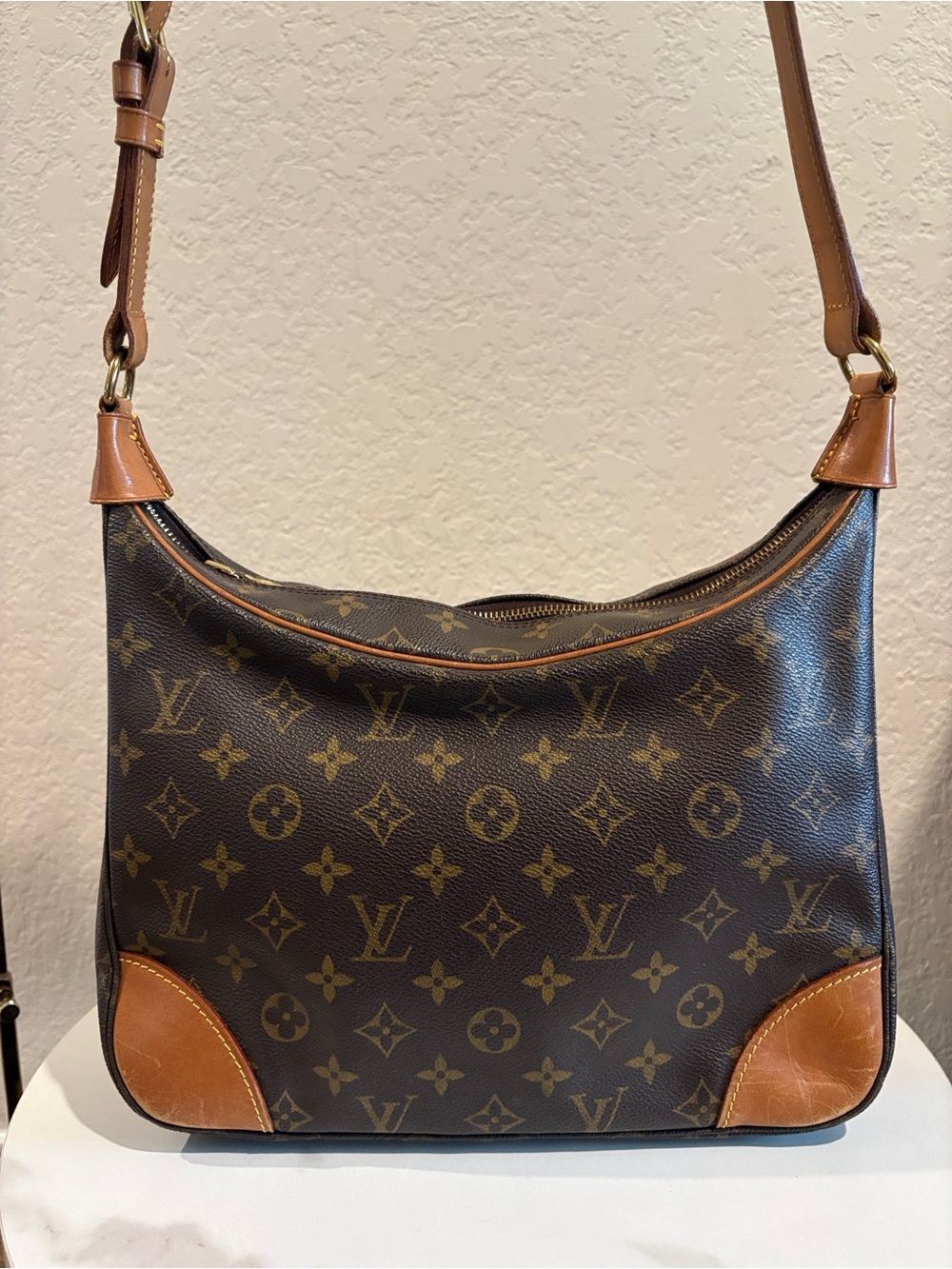 Louis Vuitton Monogram Boulogne 30 Shoulder Bag